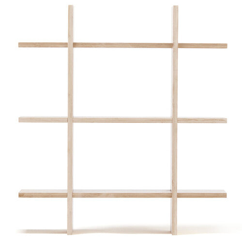Kids Concept houten wandplank met een open rasterstructuur.