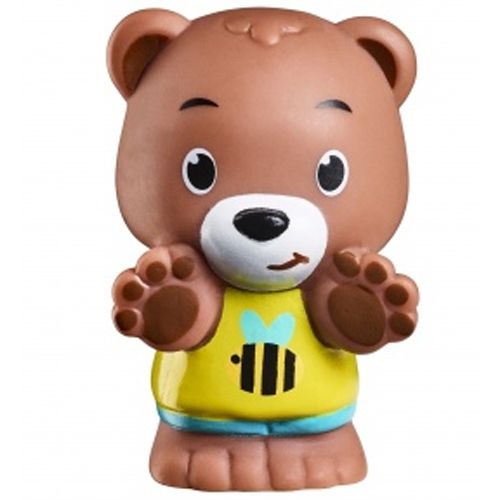 Klorofil berenfiguurtje met geel shirt met bijenprint.