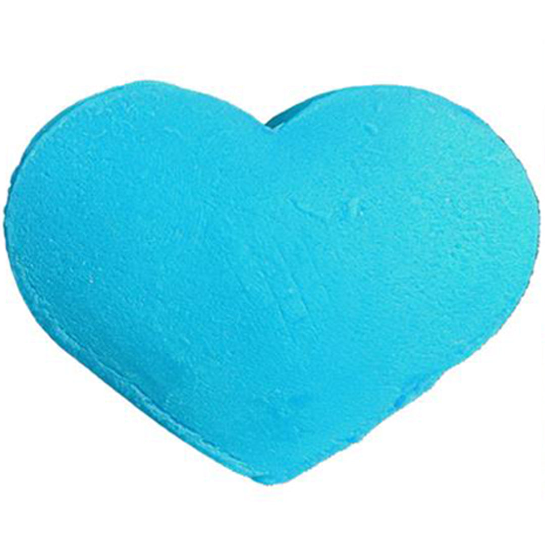 Hartvormige Knetä speelklei in turkooisblauwe kleur.