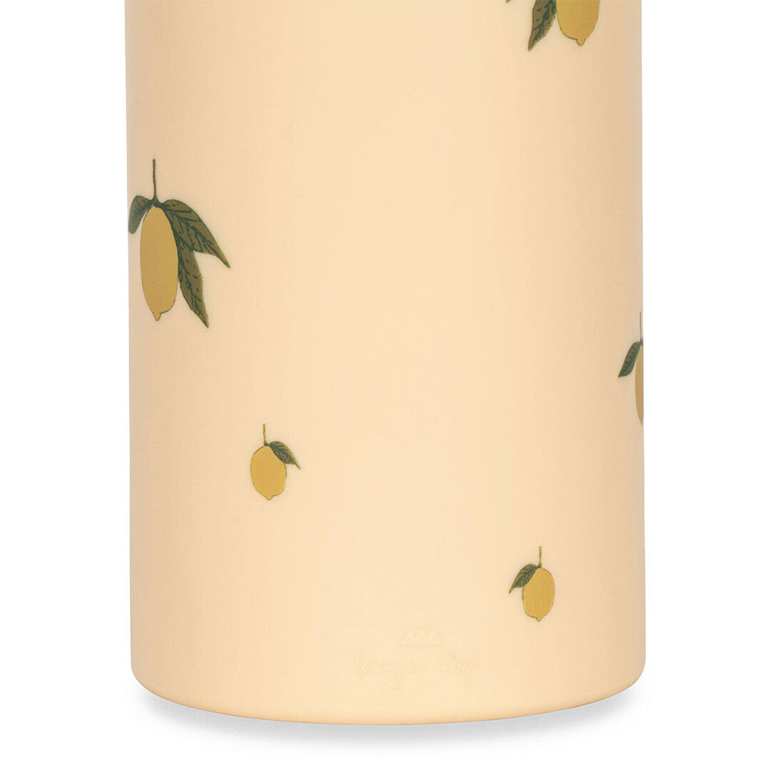 konges sløjd siliconen drinkfles - lemon - 420 ml | KS3588-LEMON | 1