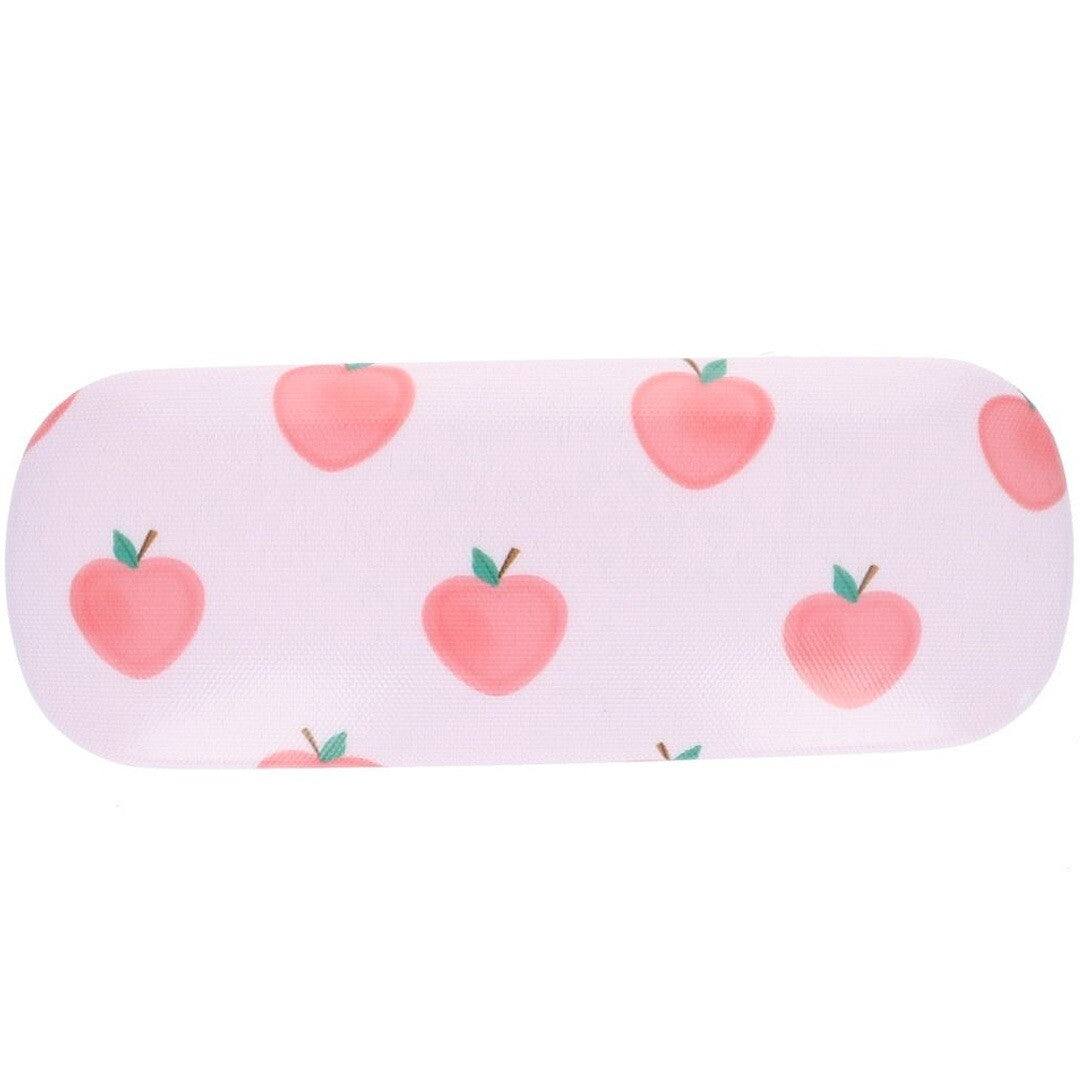 le petit souk kinderbrillenkoker met roze appelpatroon.
