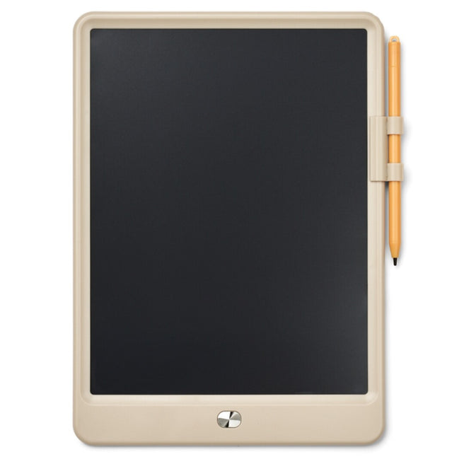 Liewood tekentablet Zora in beige met zwart scherm en een stylus aan de zijkant.
