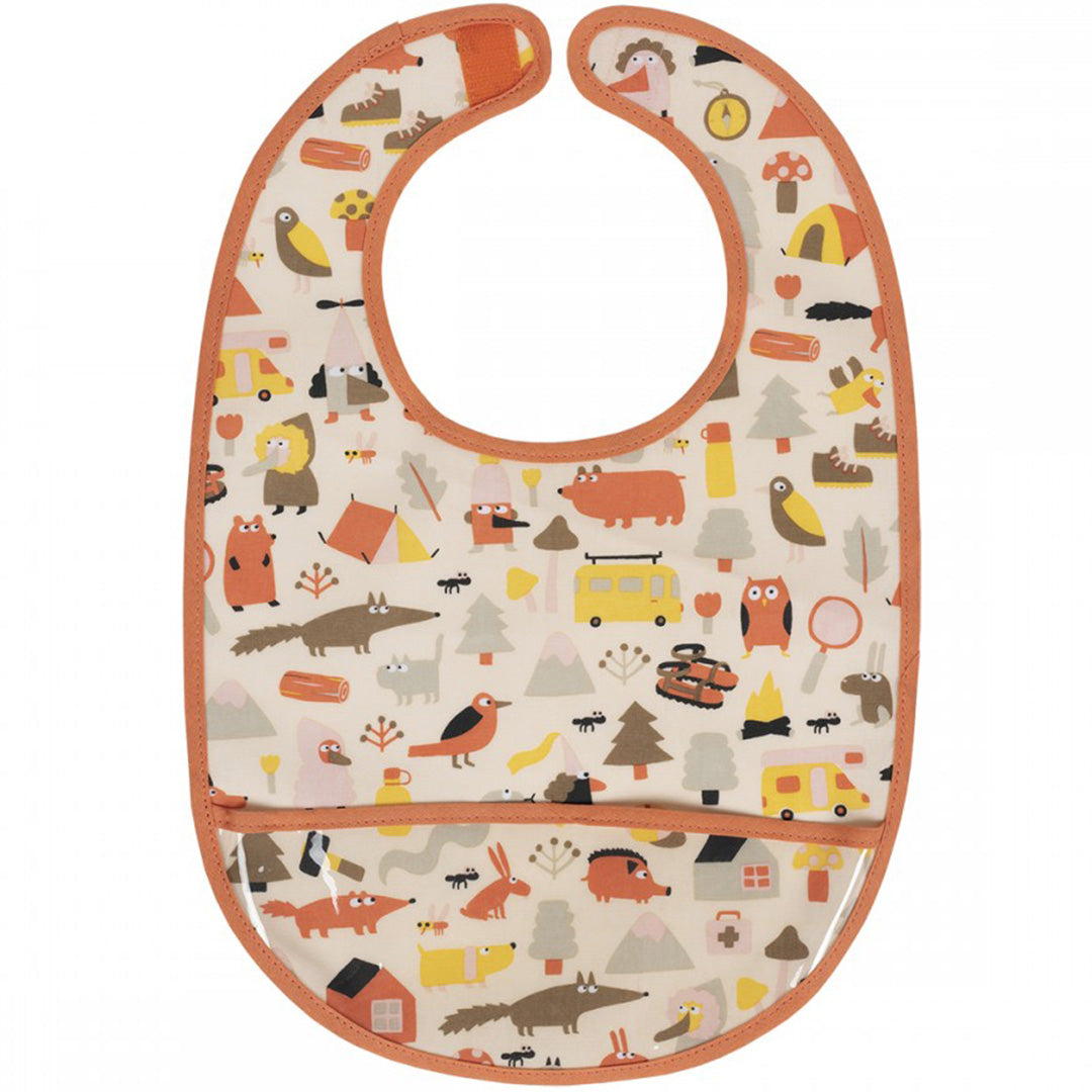 Maison petit jour babyslab met avontuurlijk patroon van dieren, figuren en voertuigen.