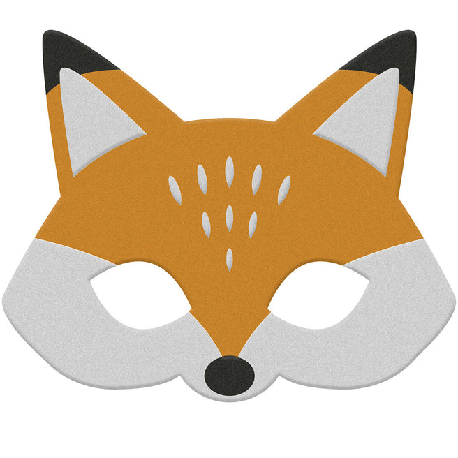 Folat vilt kinder masker in de vorm van een oranje vos.