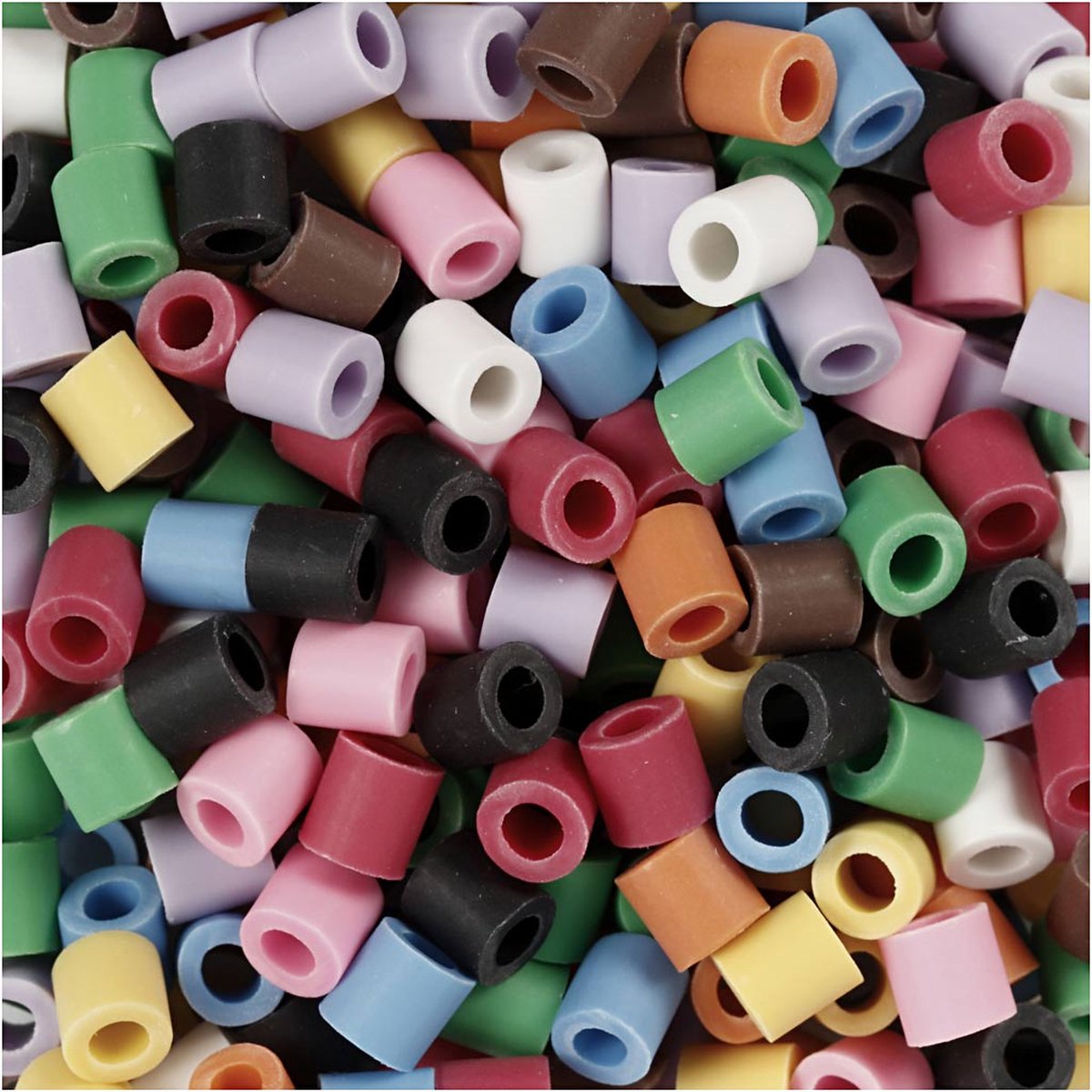 Nabbi BioBeads strijkkralen in een veelkleurige mix.