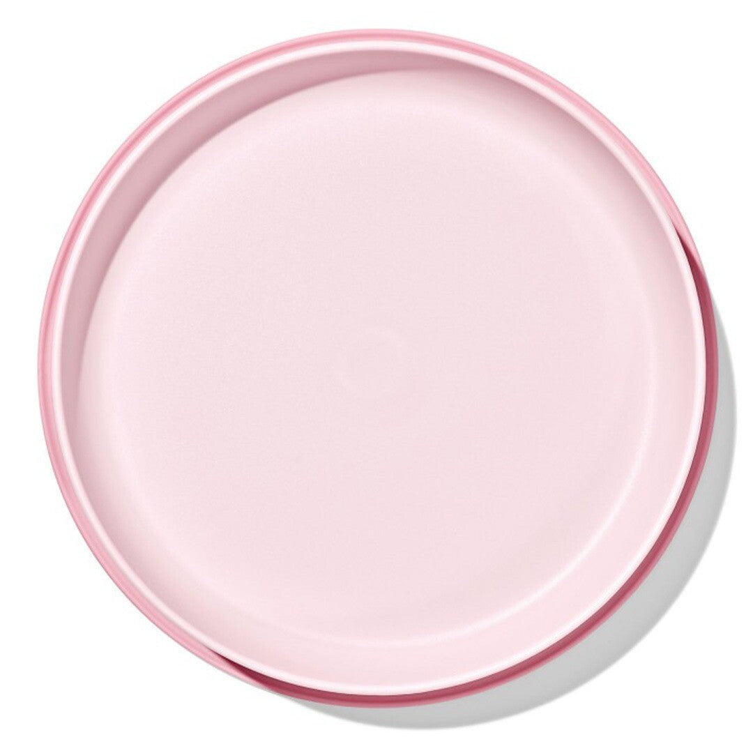 oxo tot roze babybord met zuignap, van bovenaf gezien.