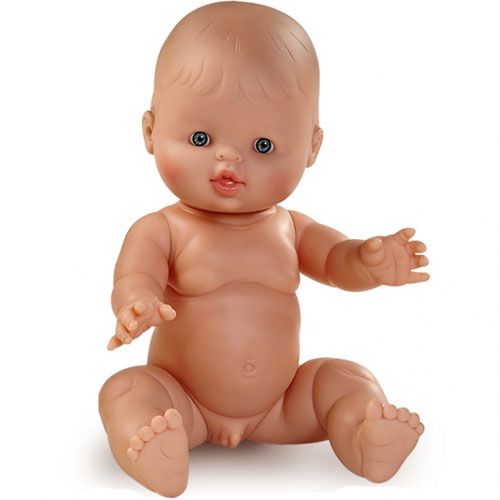 Paola Reina Gordi Albert babypop jongen, zittend en naakt.