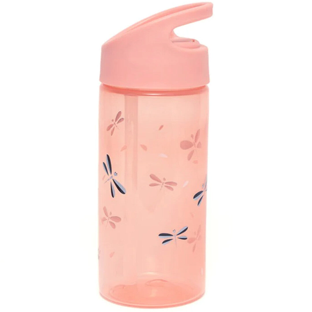 Petit Monkey roze kinderdrinkfles met rietje en waterjuffers.