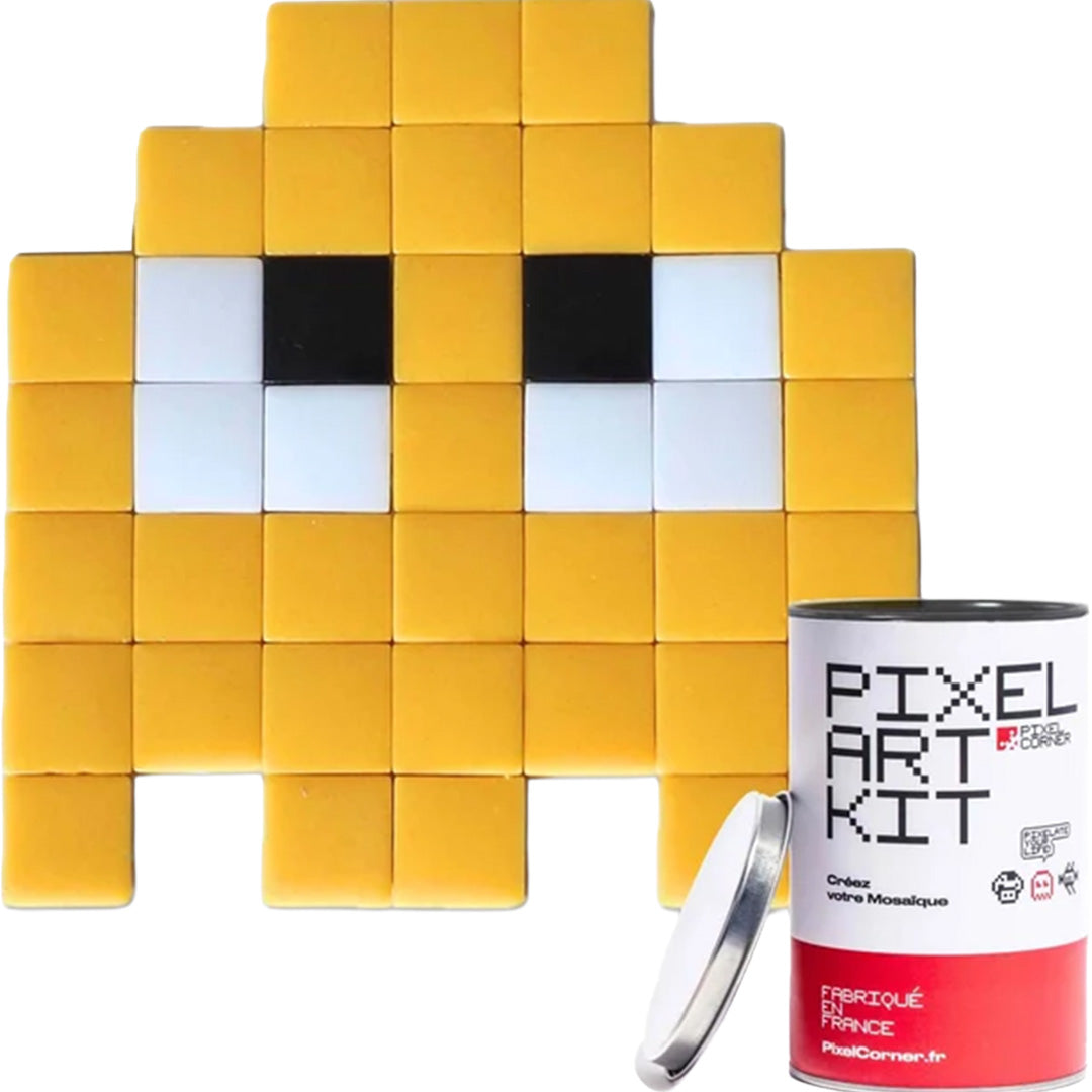 pixel corner kit de bricolage mosaïque - the gloomie - jaune