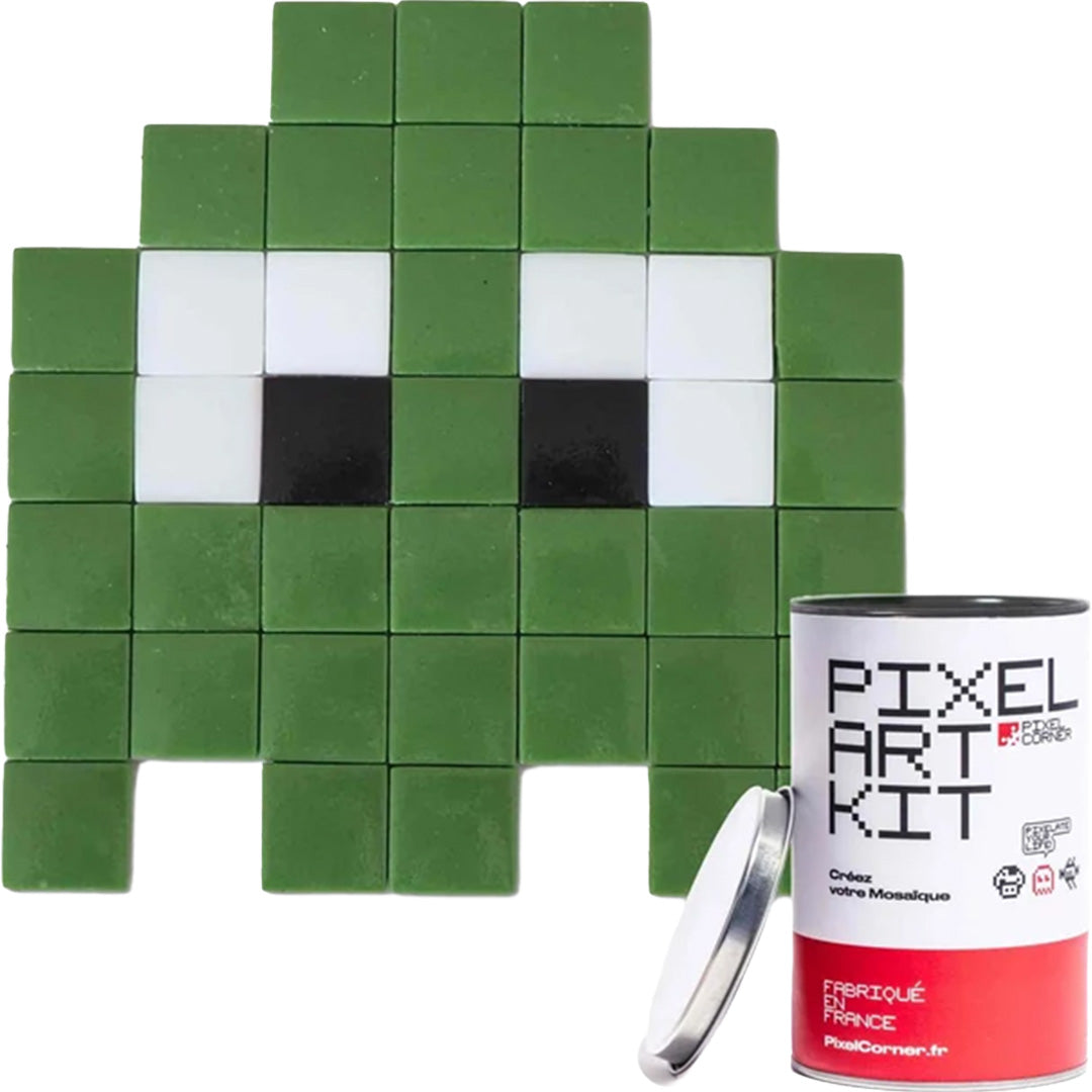 pixel corner kit de bricolage mosaïque - the gloomie - vert