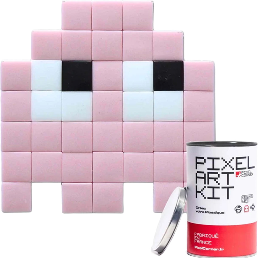 pixel corner kit de bricolage mosaïque - the gloomie - rose