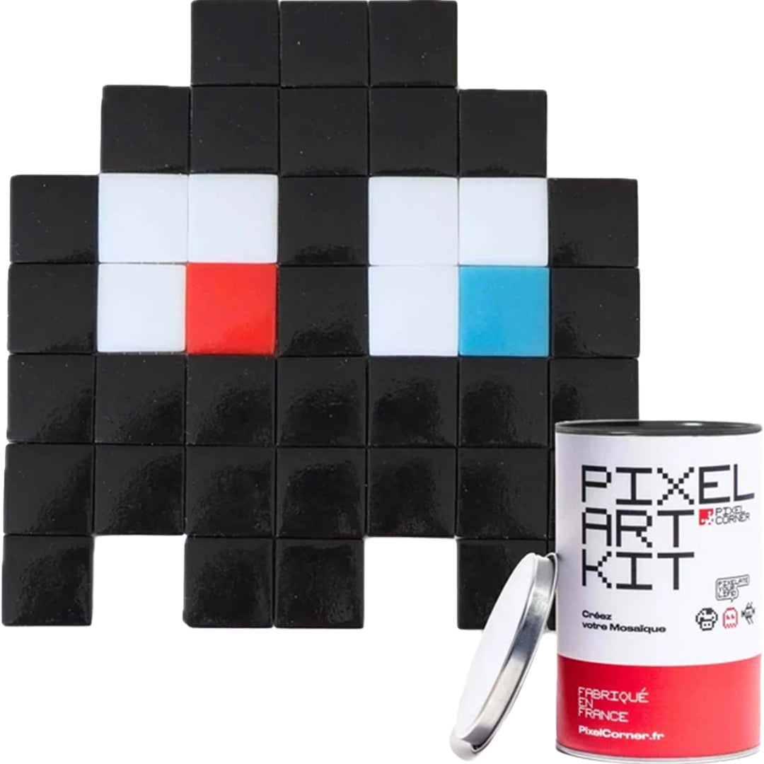 pixel corner kit de bricolage mosaïque - the gloomie - noir