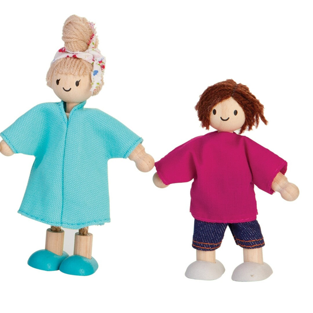 plan toys poppenhuis familie modern - 13 cm | 7142 | 3