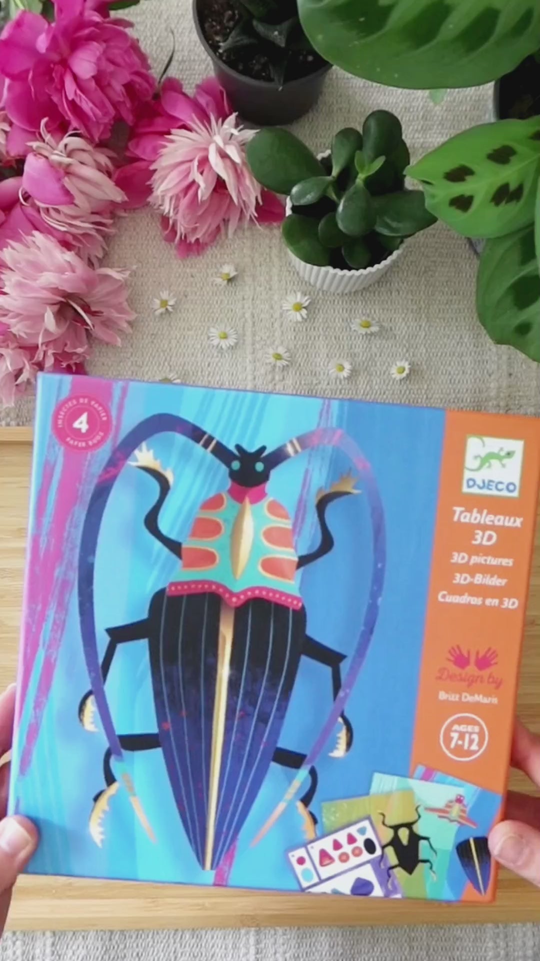 djeco knutselset papieren insecten | DJ09449 | 6