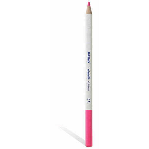 Een enkel Primo fluor kleurpotlood in de kleur roze.