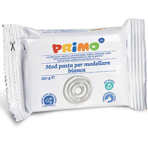 Verpakking van Primo witte luchtdrogende modelleerklei.