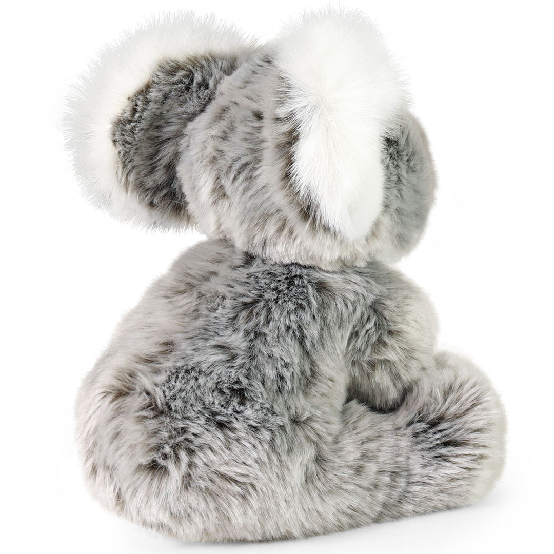 Achterkant van de Rappa knuffelkoala zittend.