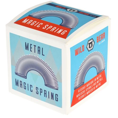 Schuine weergave van de Wild Bear verpakking voor de metalen traploper.