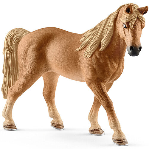 Schleich plastic dierenfiguurtje van een bruine Tennessee Walker merrie.