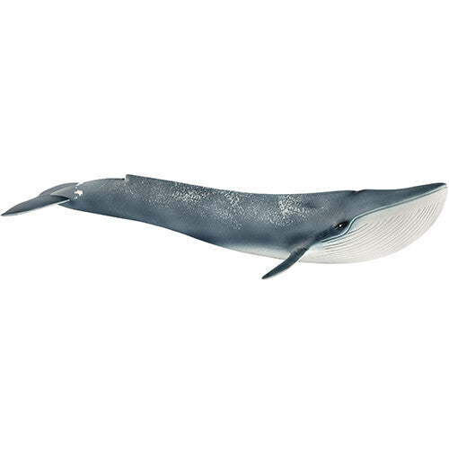 Schleich dierenfiguur van een blauwe vinvis.