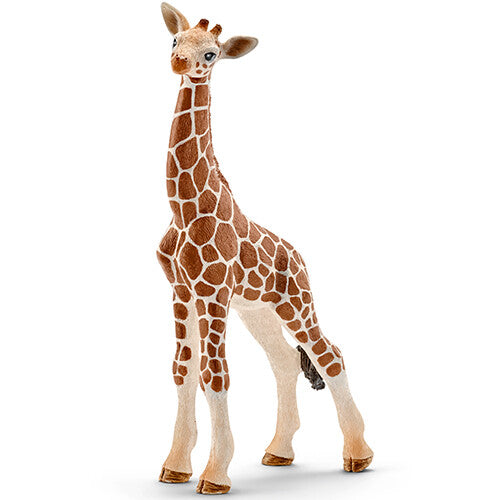 Schleich dierenfiguurtje van een staand giraffenkalf.