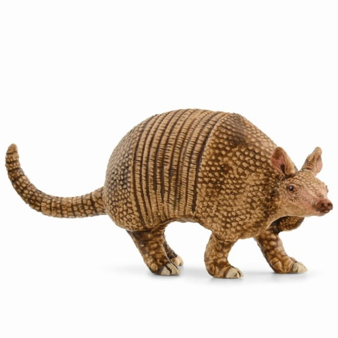 Schleich Wild Life dierenfiguurtje van een bruin gordeldier.