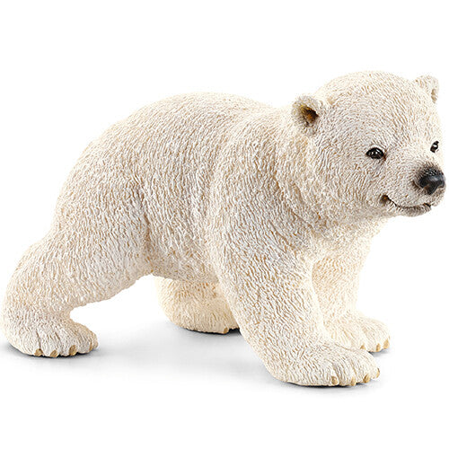 Schleich speelgoedfiguurtje van een wit ijsbeerjong.
