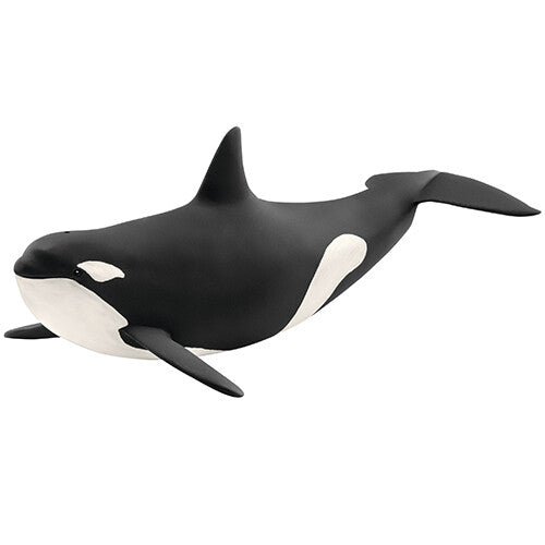 Schleich dierenfiguurtje van een orka, volledig zichtbaar.