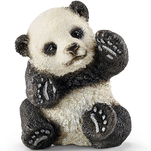 Schleich dierenfiguurtje van een spelend pandajong.