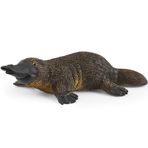 Schleich dierenfiguurtje van een bruin vogelbekdier.