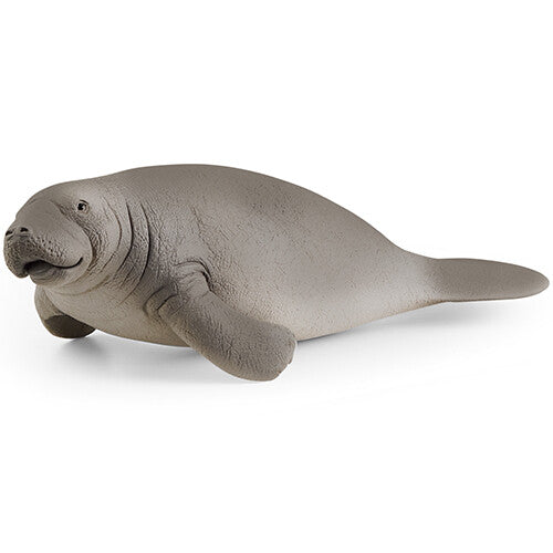 Schleich dierenfiguurtje van een grijze zeekoe.