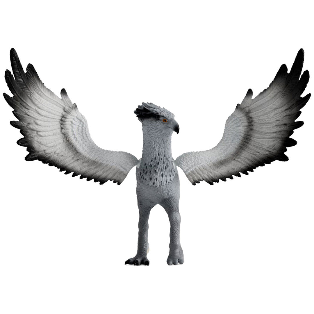 Schleich dierenfiguurtje van Scheurbek met gespreide vleugels, recht van voren gezien.