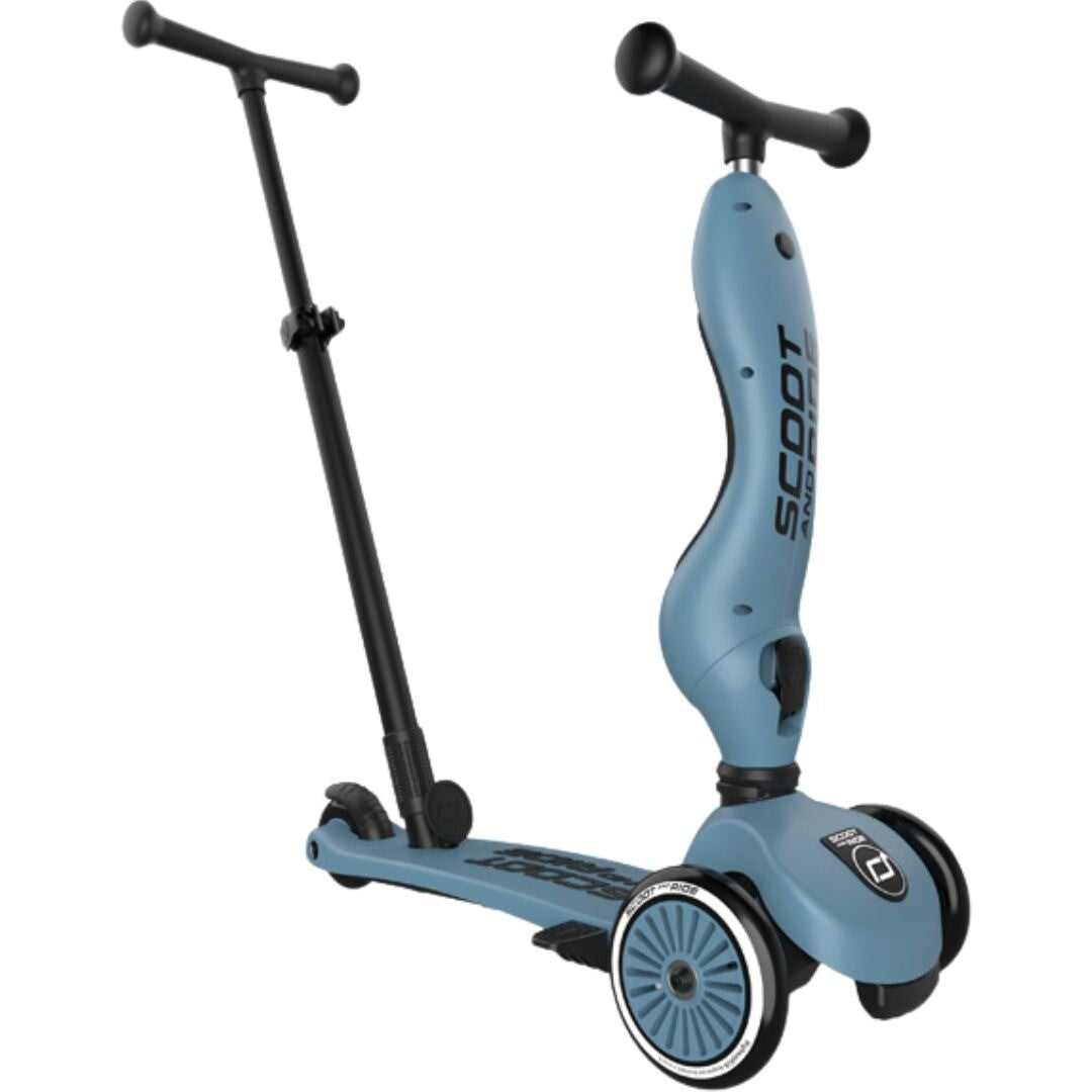 De blauwe Scoot & Ride 2-in-1 step.