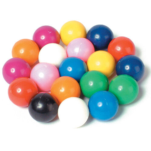 Shaw Magnets magnetische knikkers in diverse kleuren liggen op een hoop.