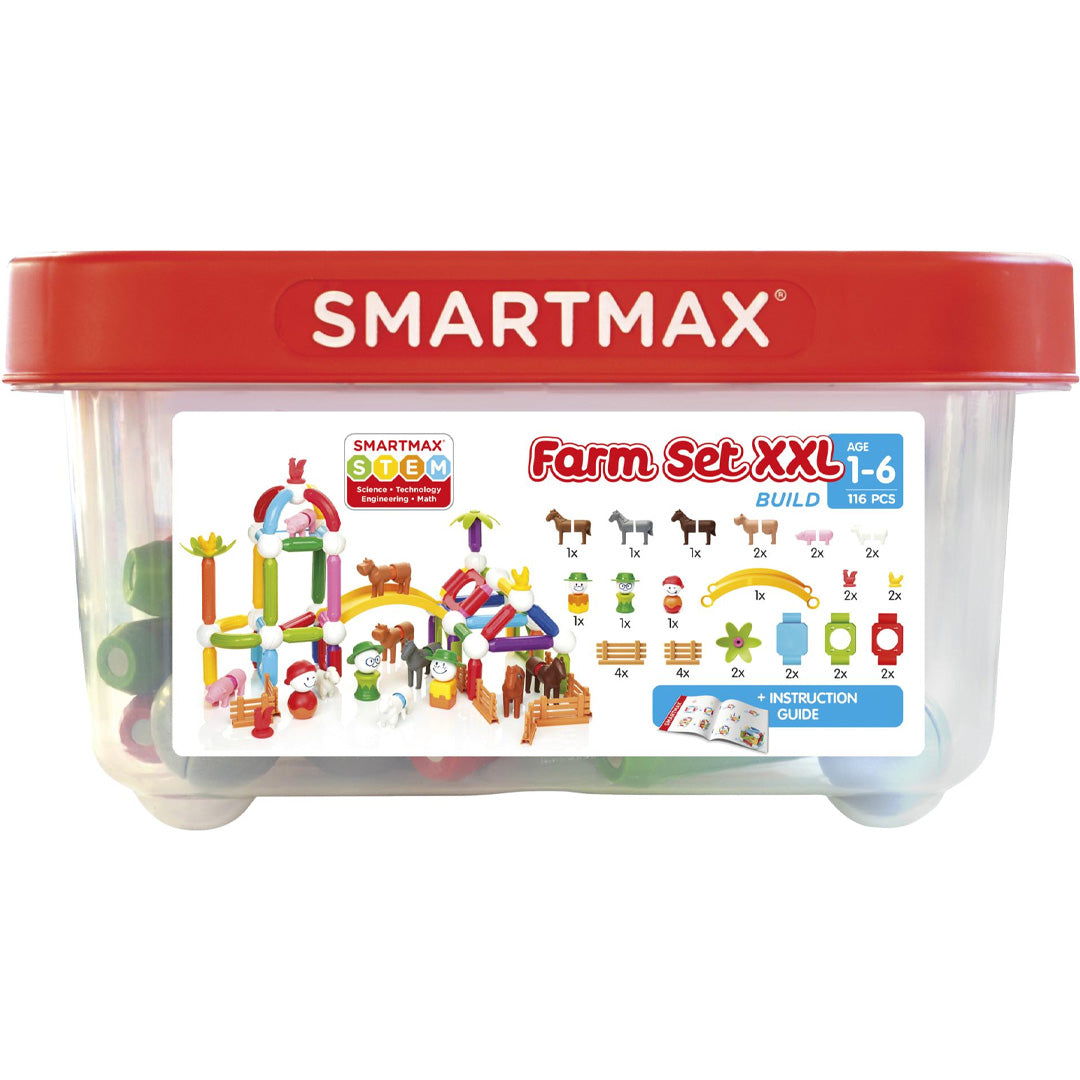 Verpakking van de SmartMax Farm Set XXL magnetische bouwset.