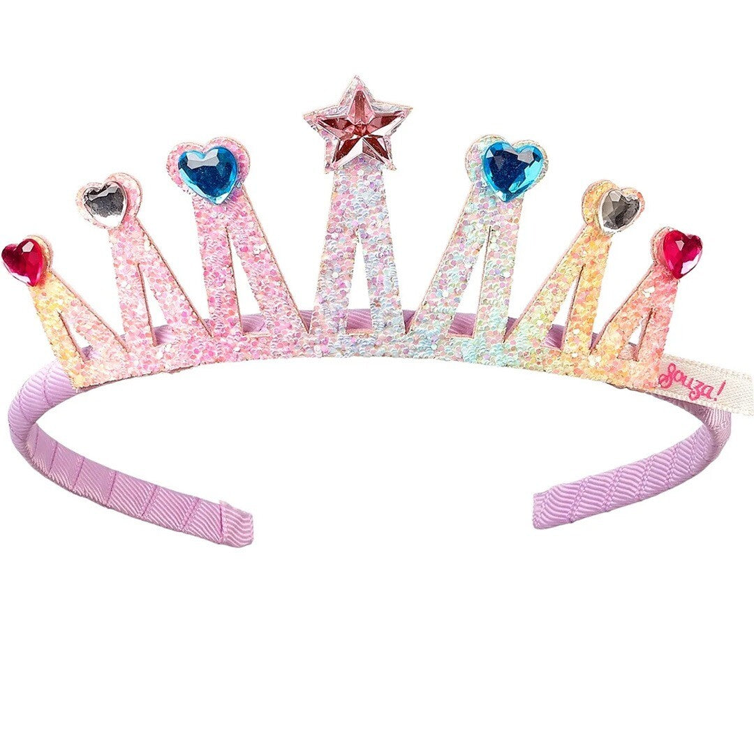 Souza for kids diadeem met glitter, sterren en harten.