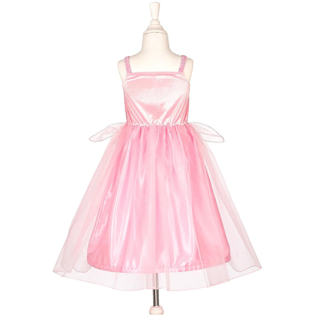 Souza for Kids roze prinsessen kostuumjurk, achteraanzicht op een paspop.