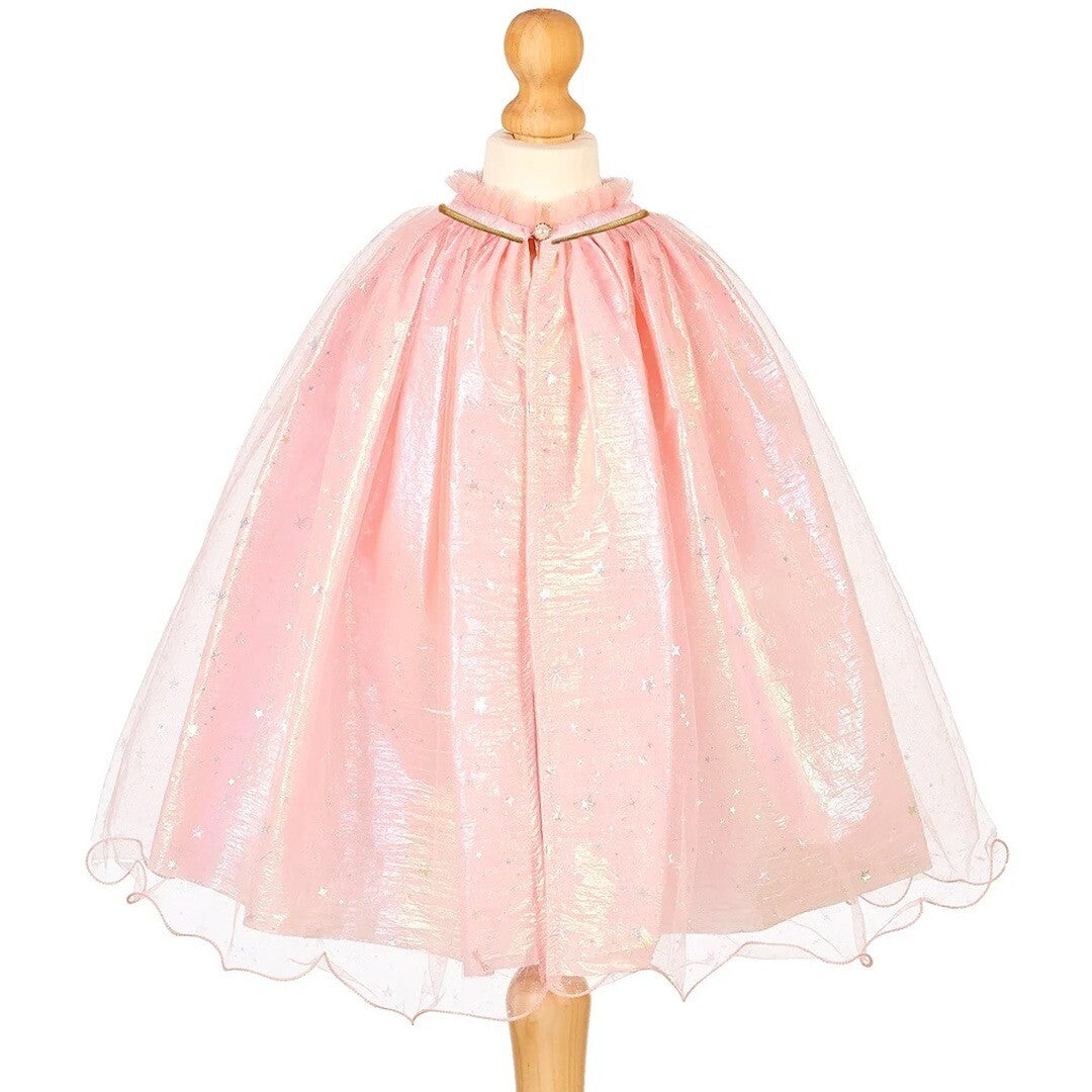 Souza for Kids roze verkleedcape met sterren op een paspop.