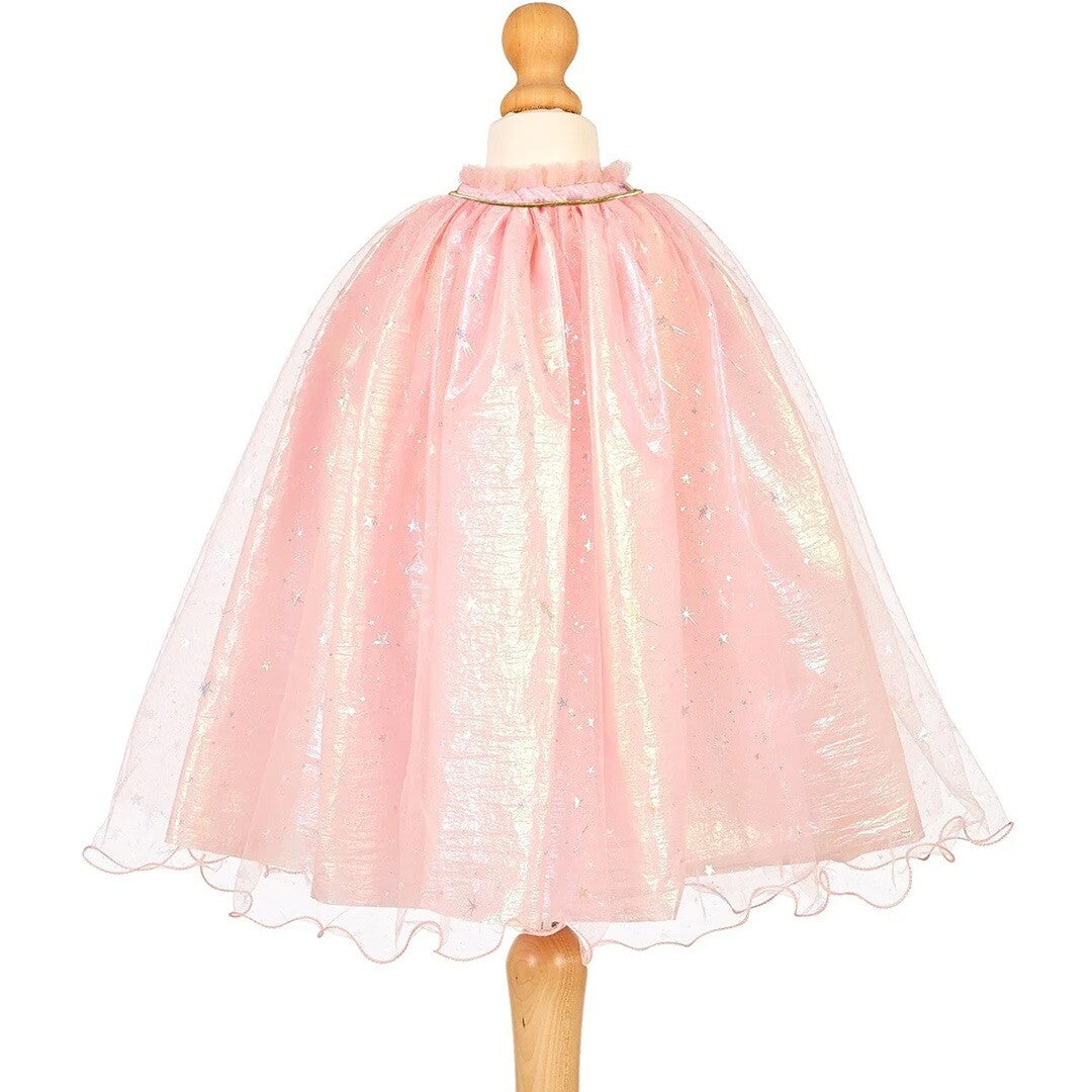 Souza for Kids roze verkleedcape met sterren op een paspop.