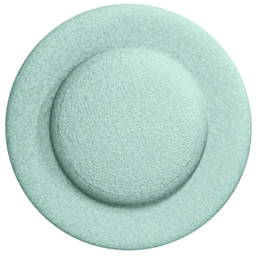Stapelstein lichtgroen balance board met textuur, van bovenaf gezien.