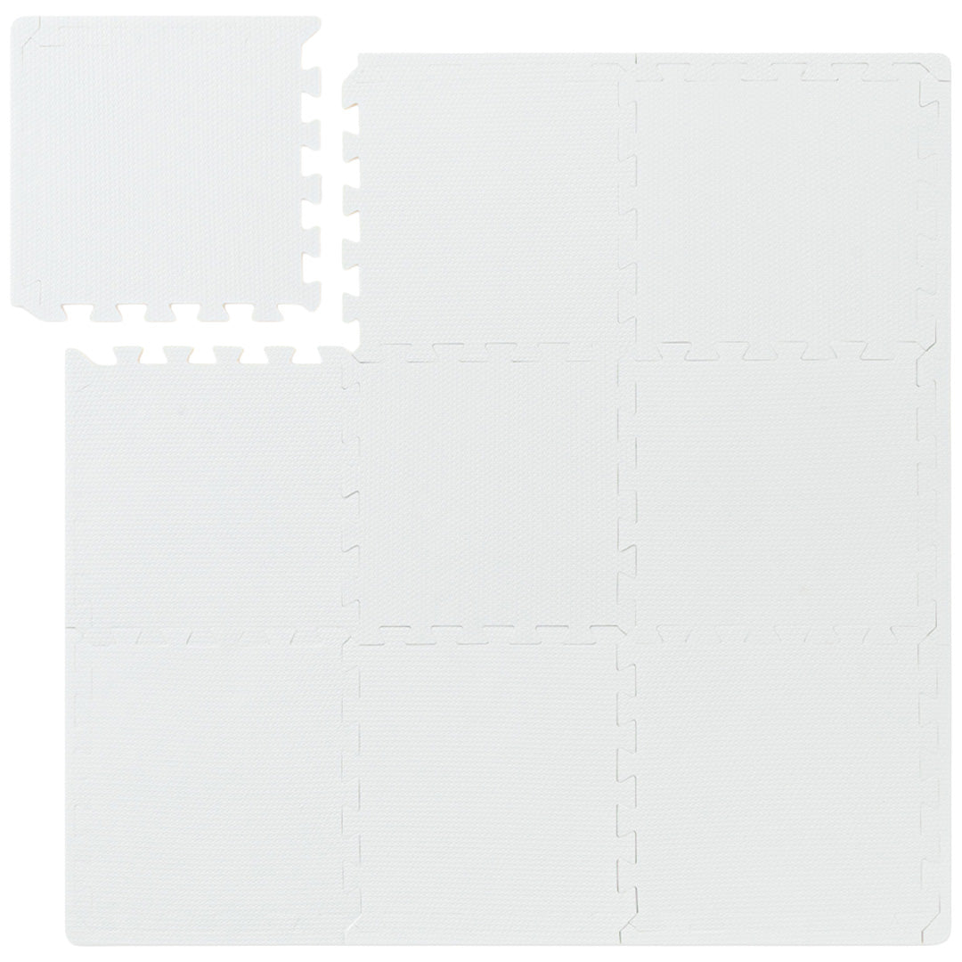 that's mine sky blue foam speelmat, bestaande uit meerdere in elkaar passende tegels met textuur.