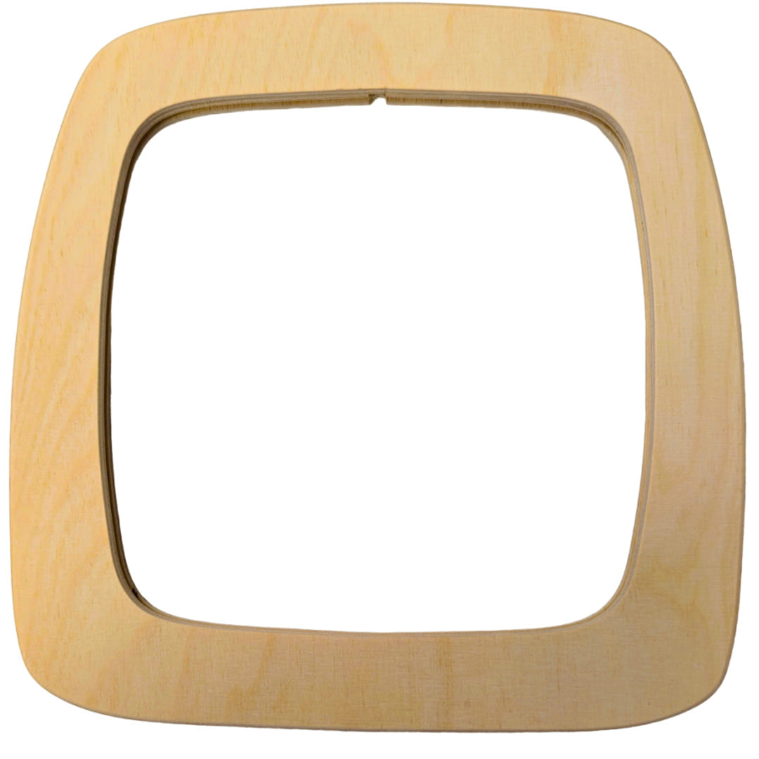 Toverlux houten lijst met afgeronde hoeken.