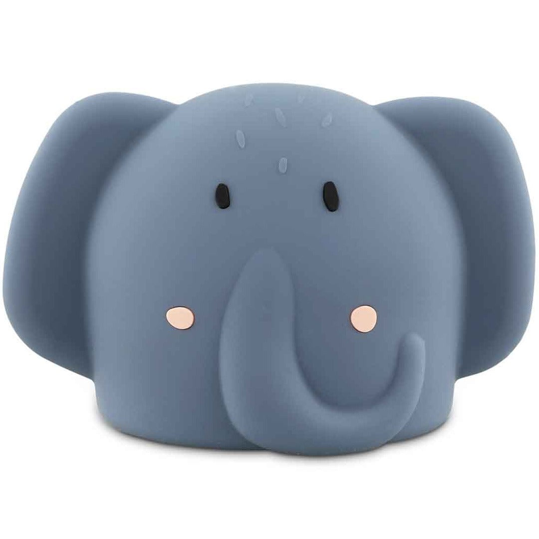 Trixie nachtlampje in de vorm van een blauwe olifantenkop.