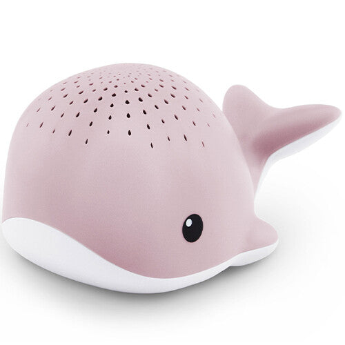 Roze Zazu walvis nachtlicht en muziekdoos met gaatjes voor projectie.